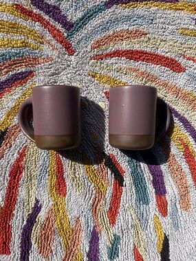 Eastfork Mugs- prune purple-set of 2